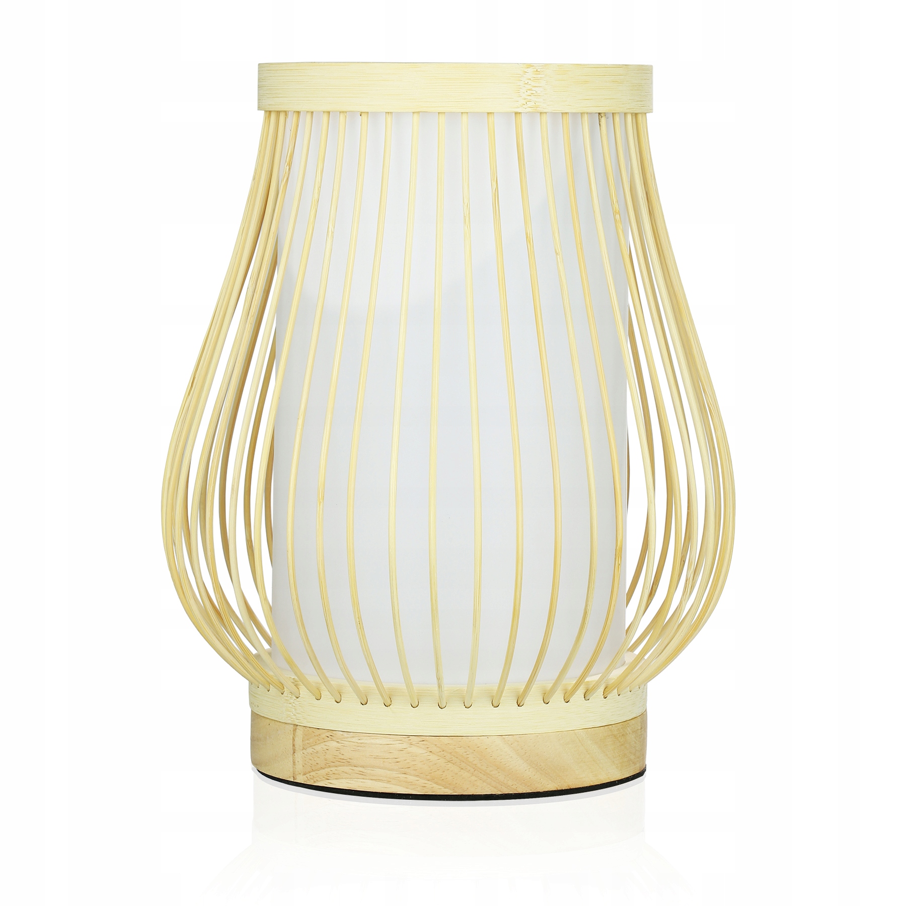 Noční Lampa Bambusová Stínidlo E27 Loft Dekorativní
