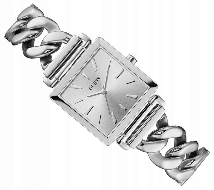 Dámské Elegantní Stříbrné Hodinky Guess Vanity W1029L1 Bižuterní