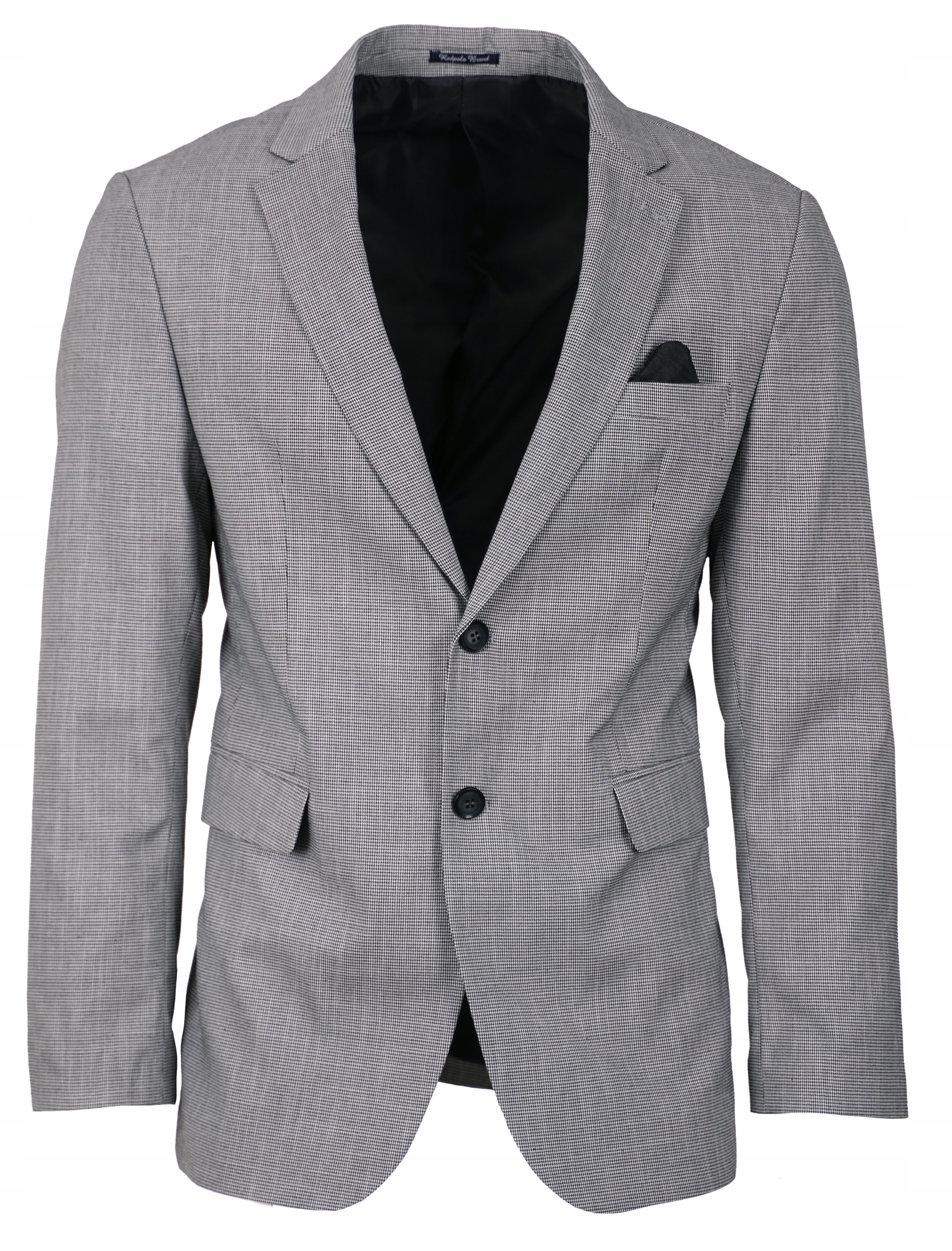 MARYNARKA MĘSKA ELEGANCKA WIZYTOWA BAWEŁNIANA CASUAL SIWA W PEPITKĘ 58 Marka inna