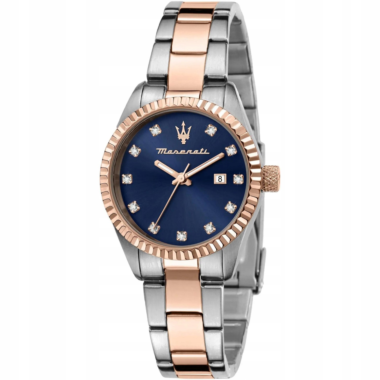 Dámské hodinky Maserati R8853100507 Zirkony stříbrné