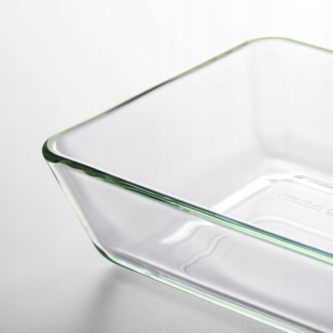 NACZYNIE ŻAROODPORNE IKEA MIXTUR SZKŁO 27x18cm Kształt prostokątny