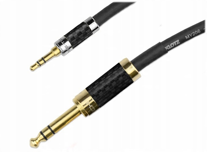 

Kabel przewód 3,5mm Jack - 6,3mm Jack Klotz 10m