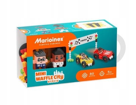 KLOCKI MINI WAFFLE MARIONEX WÓZ STRAŻACKI 80SZT. Marka Marioinex
