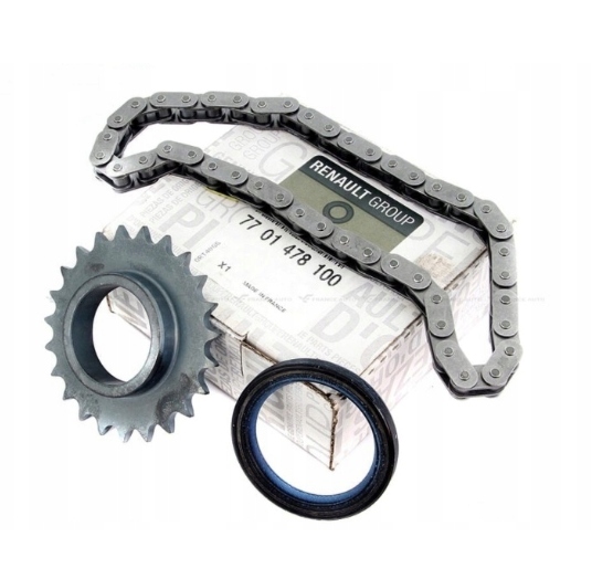 ŁAŃCUCH POMPY OLEJU RENAULT 1.9 DCI OE 7701478100
