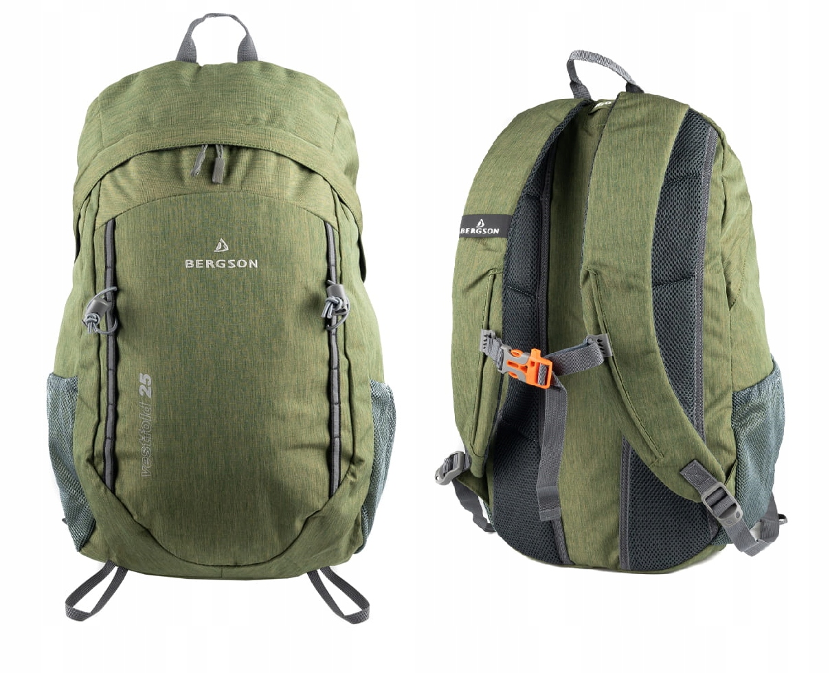 Plecak Turystyczny Miejski Bergson Vestfold 25 Litrów khaki