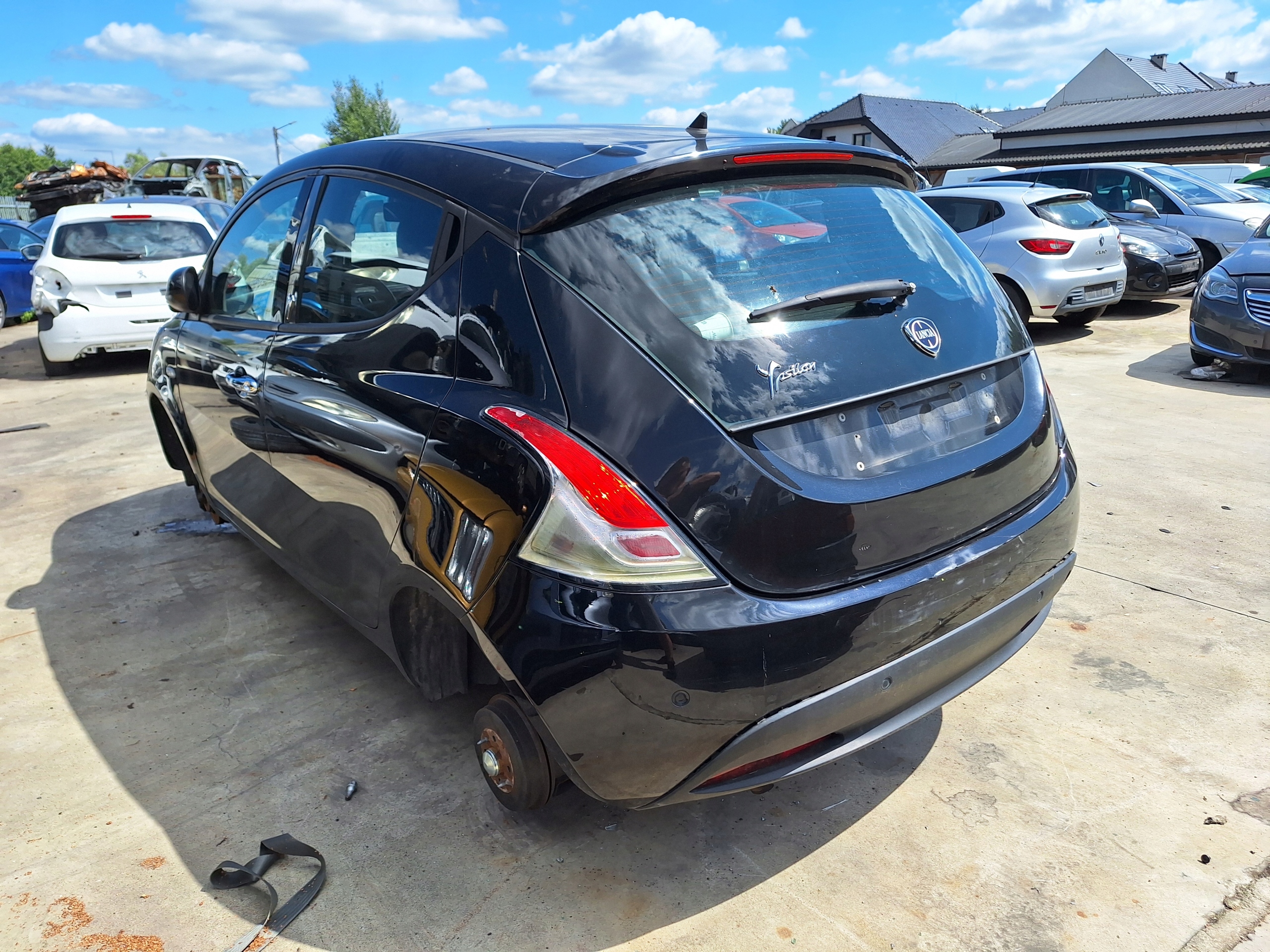 Lancia Ypsilon 3 III 312 11- PANEL window control switch left front 735531346