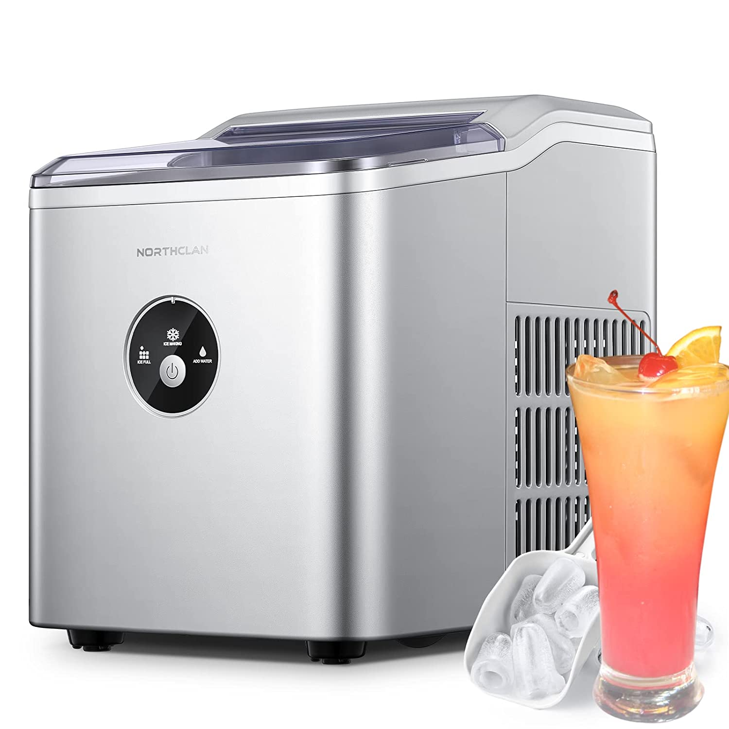 Kostkarka do lodu NORTHCLAN ICM1226-B czarny 105 W