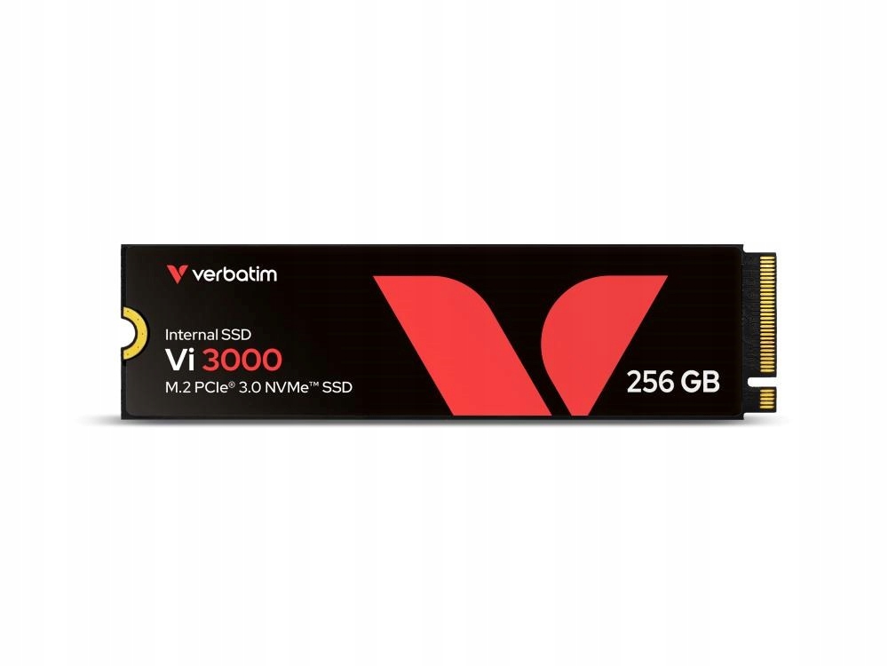 Verbatim Ssd Vi3000 Internal PCIe NVMe M.2 Ssd 256GB , W 1300/ R 3300…