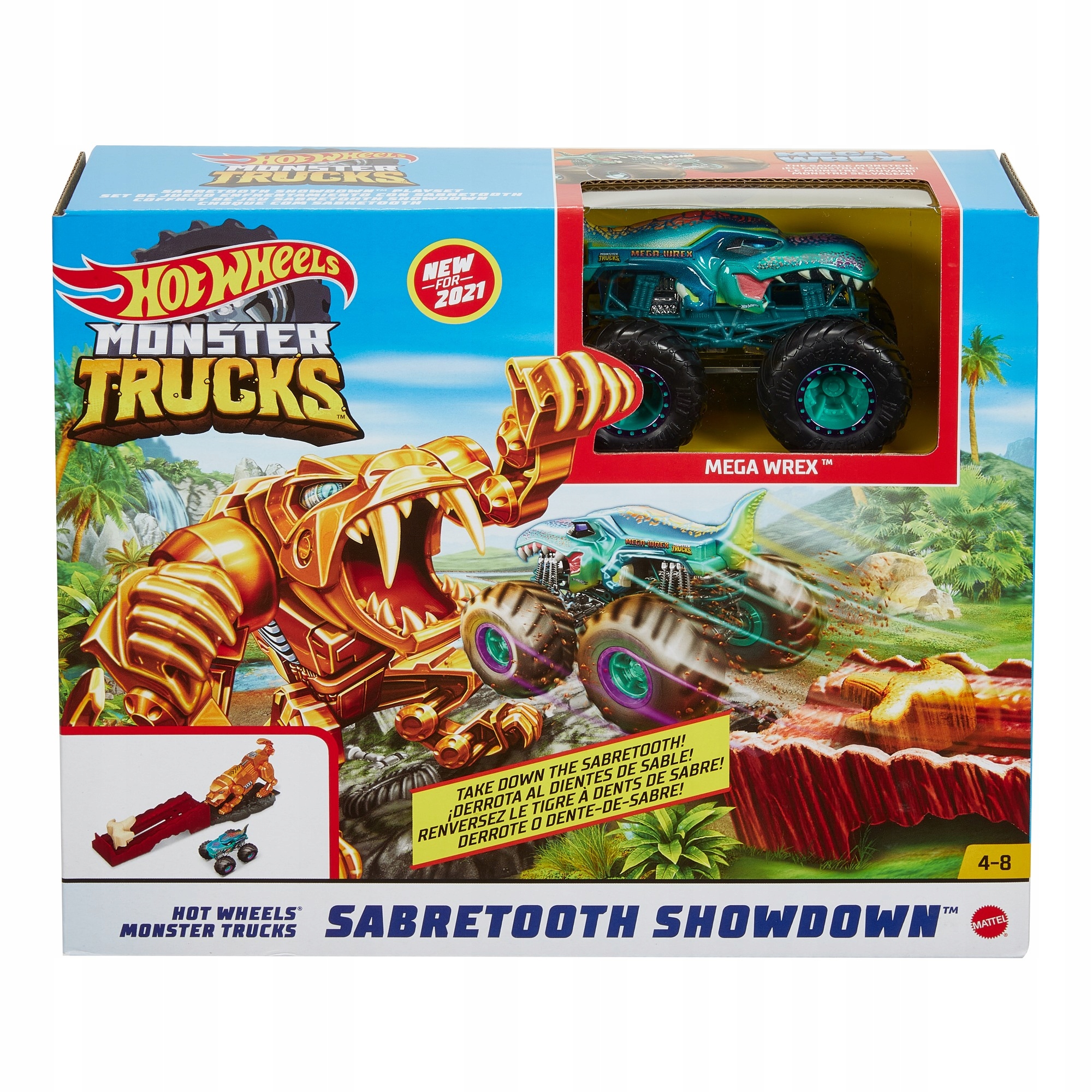 

Hot Wheels Monster Trucks Starcie z tygrysem GYL10