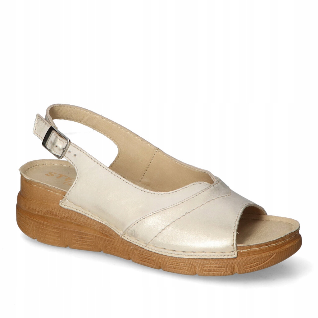 Sandály Stella 983 Béžové Zlato 55 lico 37