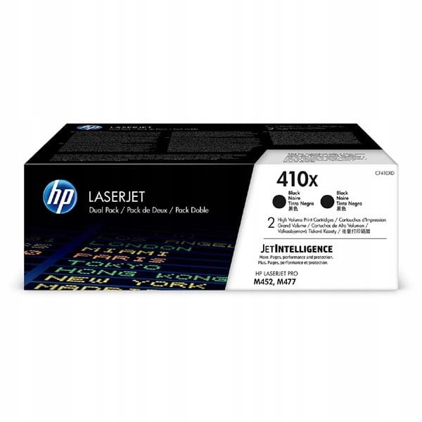Tonerová kazeta Hp CF410XD 410X, černý originální dvojité balení