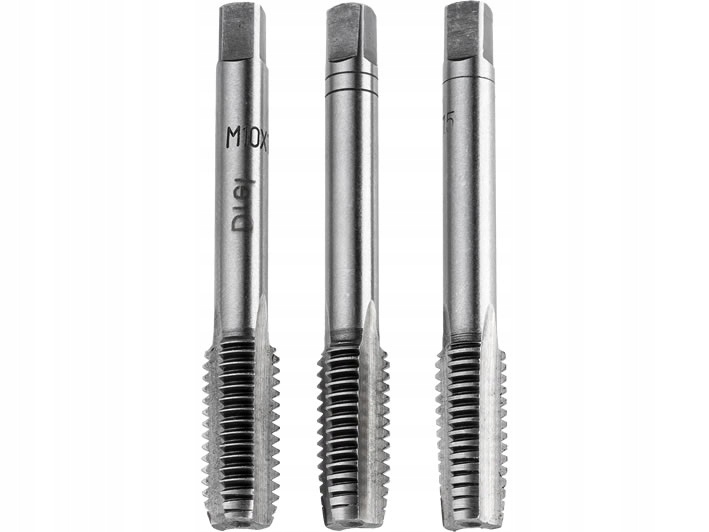 

Gwintownik Ręczny M10 x 1,5 mm 3 Sztuki