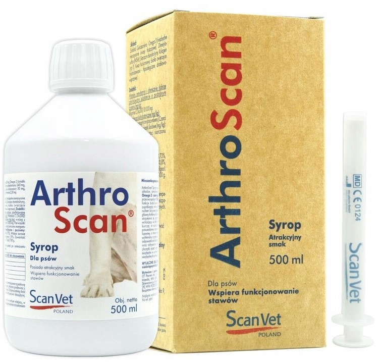 Levně Scanvet Arthroscan Sirup pro psy podporuje funkci kloubů 500 ml