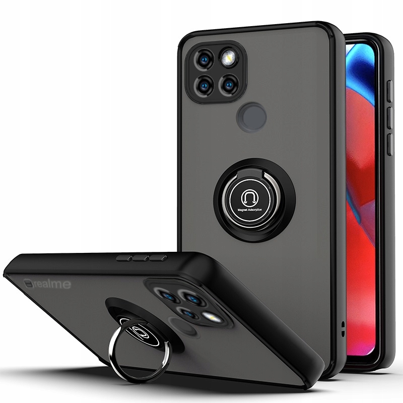 

Etui Pancerne Ring do Realme C21Y C25Y Szkło