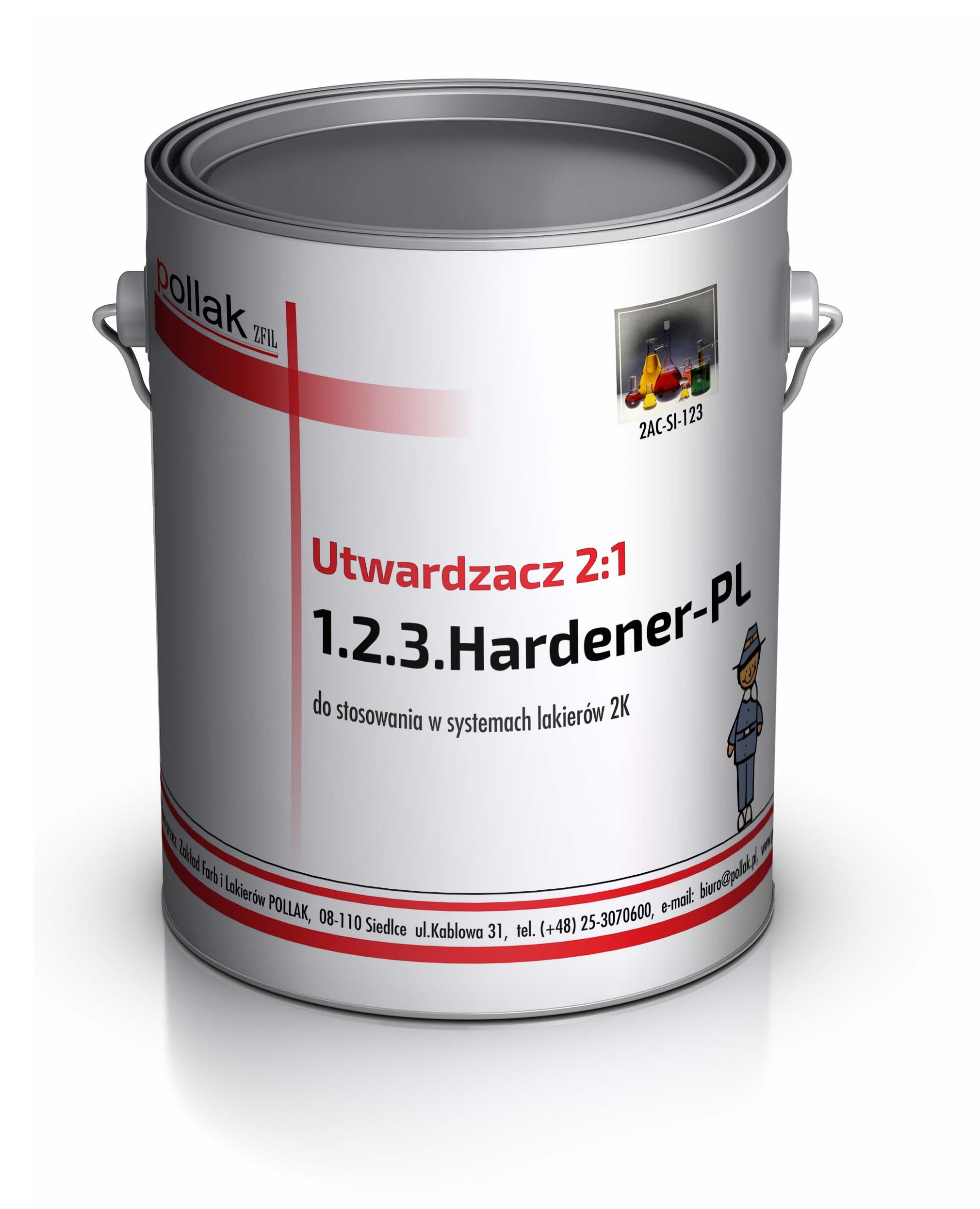 POLLAK Utwardzacz 1.2.3. HARDENER 2 L do akryli