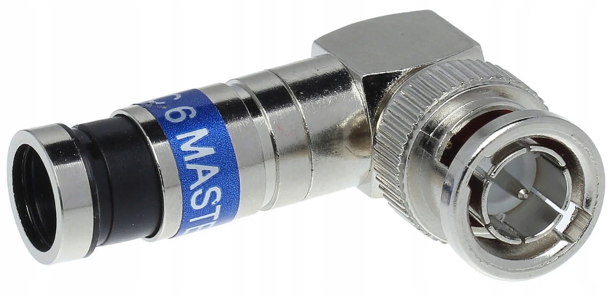 Złącze kompresyjne kątowe BNC 6 MASTER