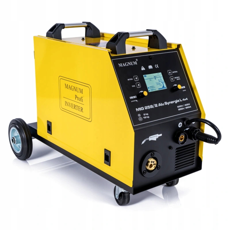 Poloautomatický Invertor Migomat MIG258/2 Alu Synergie L 4X4 Mma, 230/400 Magnum