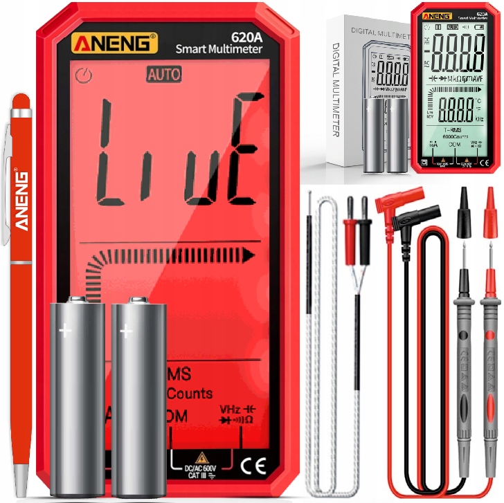 

Miernik Uniwersalny Aneng 620A Multimetr Rue Rms