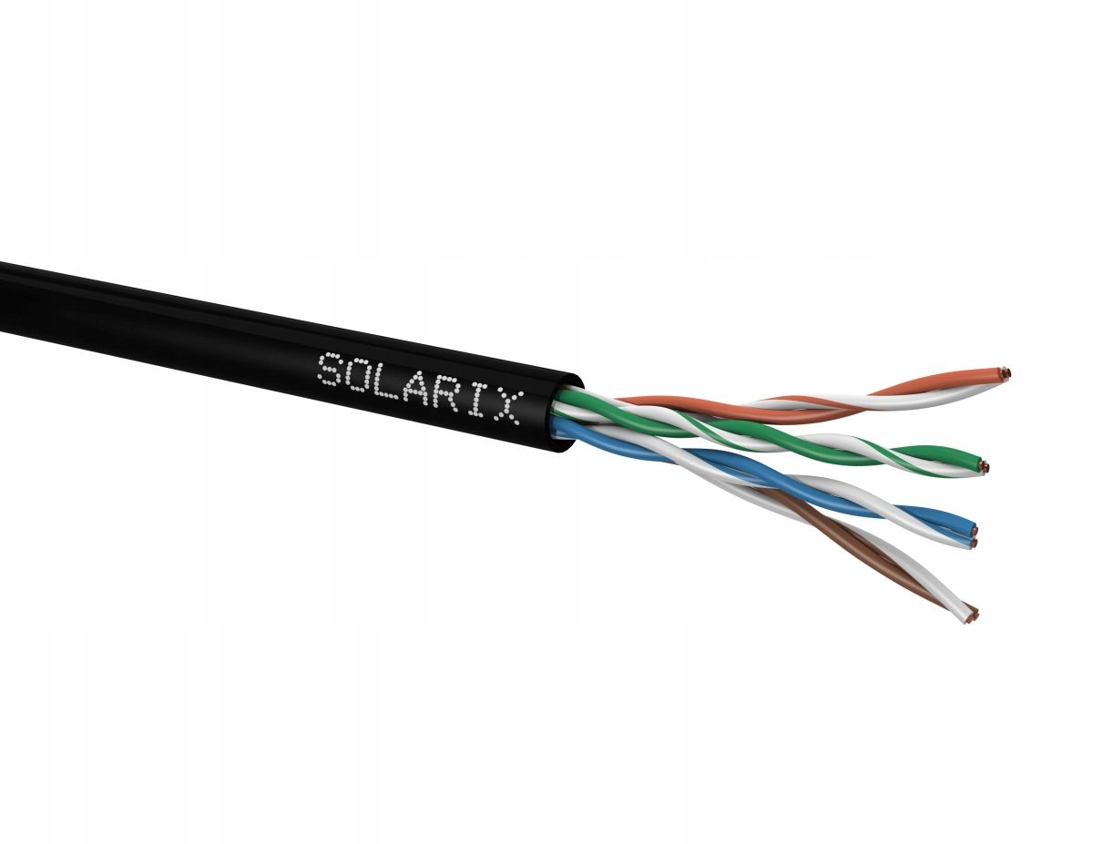 Inštalačný kábel Solarix CAT5E Utp Pe Fca vonkajší 100m/ box SXKD-5E-UTP…