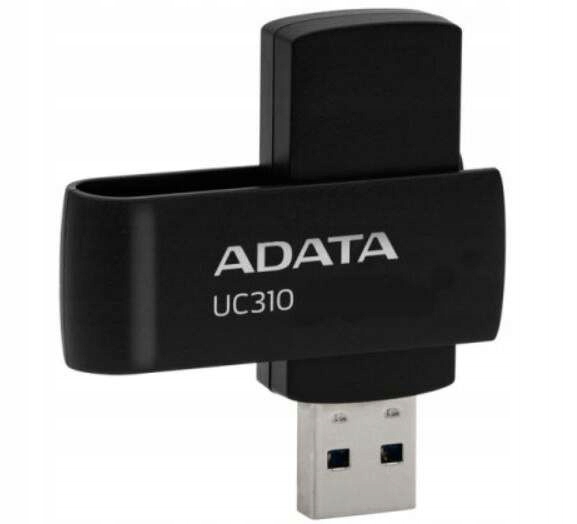 Adata UC310/256GB/USB 3.2/USB-A/Černá