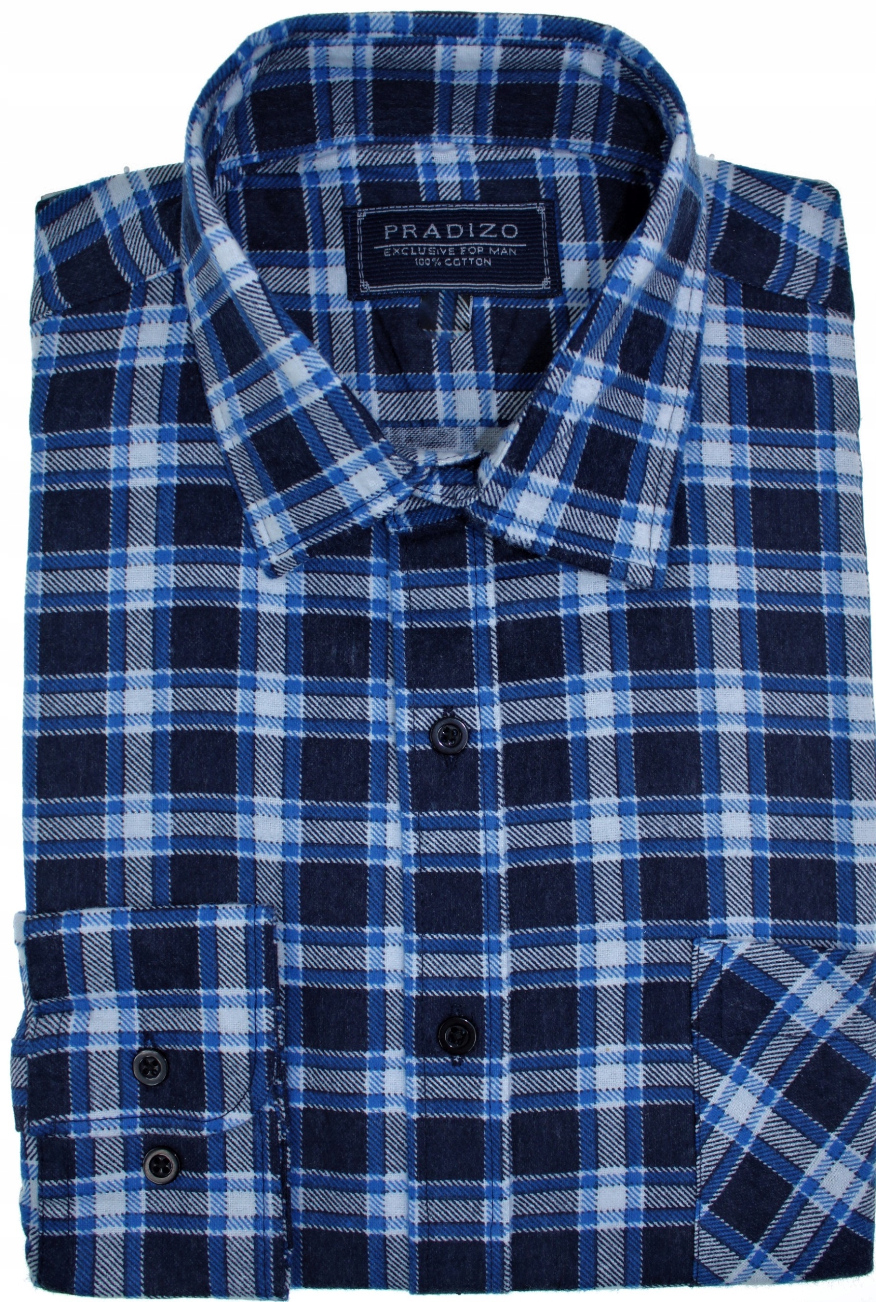 

Koszula Flanelowa Męska Flanela W Kratę XL F16