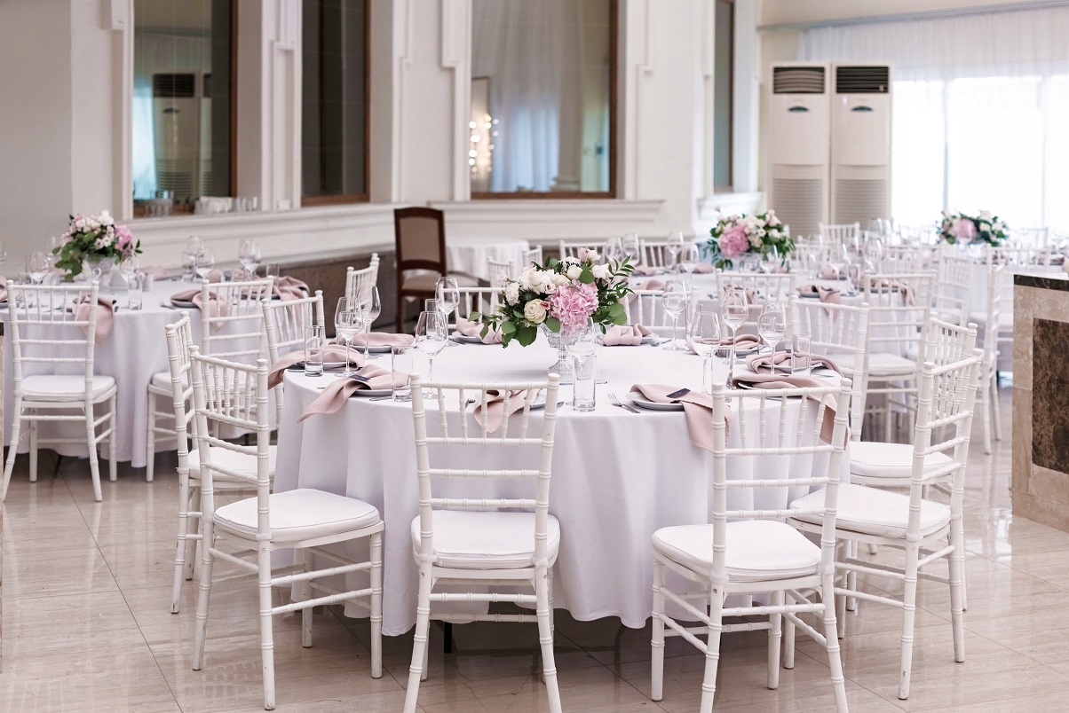 OBRUS BIAŁY STÓŁ OKRĄGŁY gładki matowy 320CM Marka inna