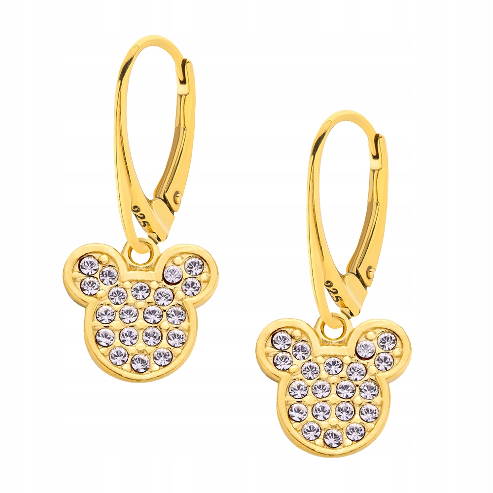 

Kolczyki z myszką miki srebro mickey Swarovski