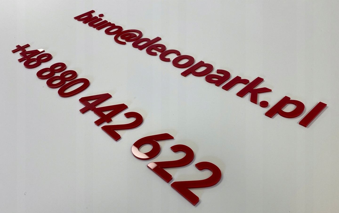 Logo LITERY na ladę LOGOTYP plexi styrodur 3D EAN (GTIN) 6096409366360