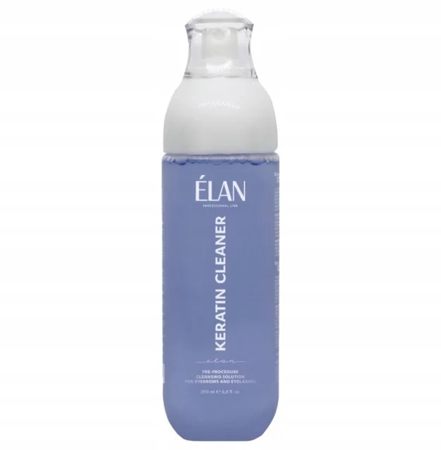 Elan Tonikum pro odličování obočí a řas Elan Keratin Cleaner 200 ml