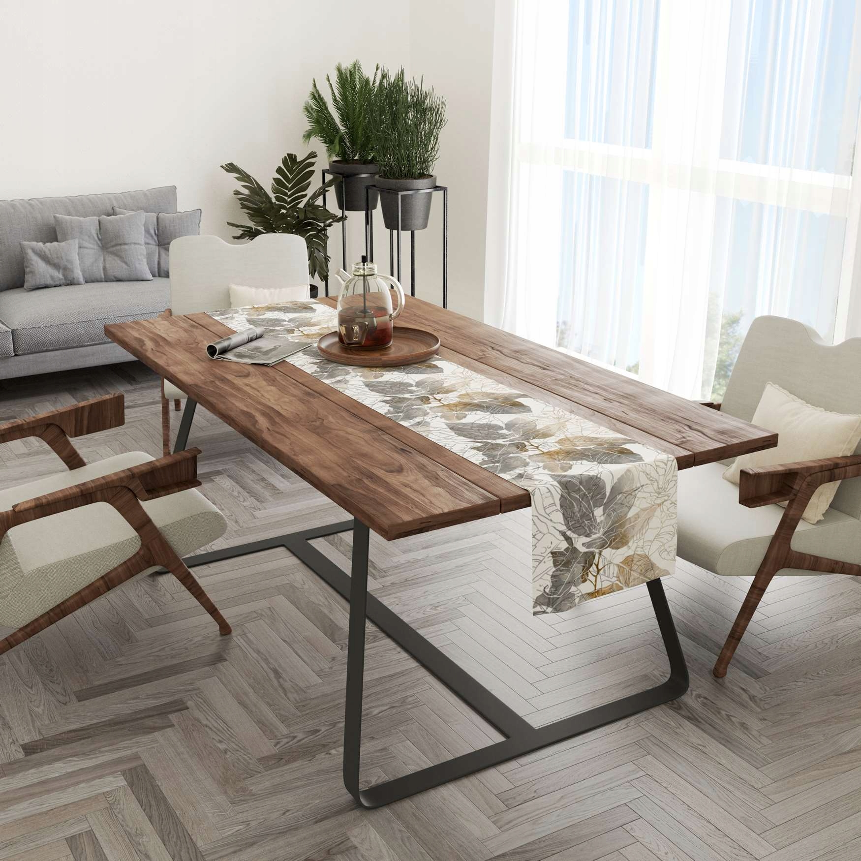 BIEŻNIK OBRUS NA STÓŁ MATOWY GŁADKI 40x140 039 Materiał wykonania poliester