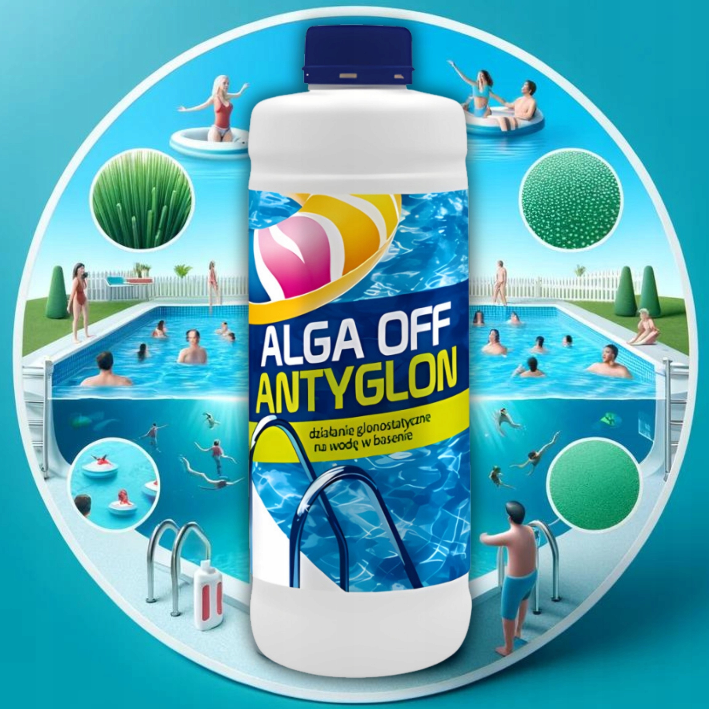 ALGA OFF 1L ANTYGLON ŚRODEK NA GLONY CHEMIA BASENOWA PŁYN GAMIX GRATIS Rodzaj środek przeciw glonom