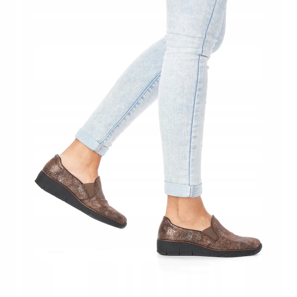RIEKER buty, półbuty, mokasyny damskie 53766 Rozmiar 37