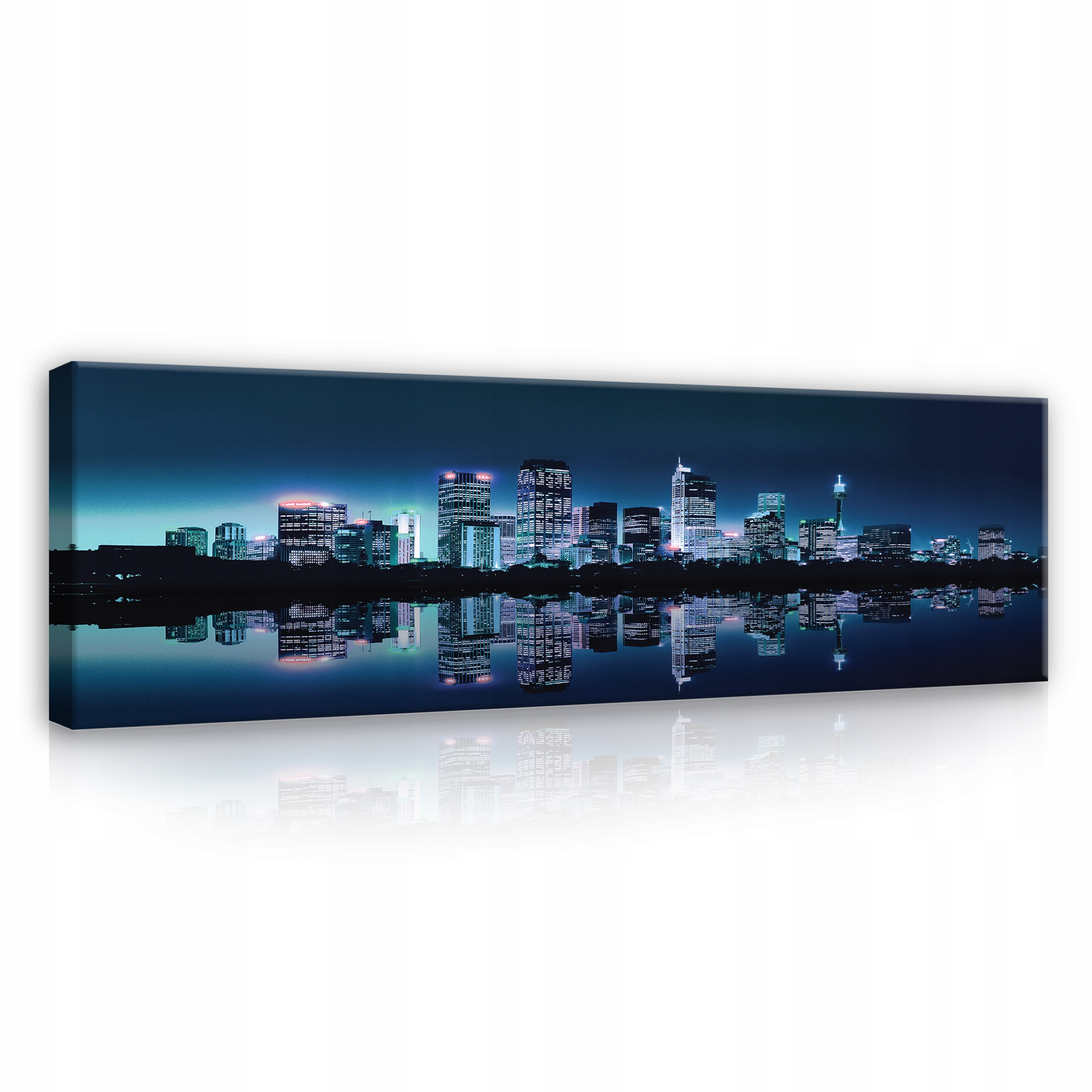 Obraz Do Obývacího Pokoje Ložnice Město V Noci Moderní New York Plátno 145x45