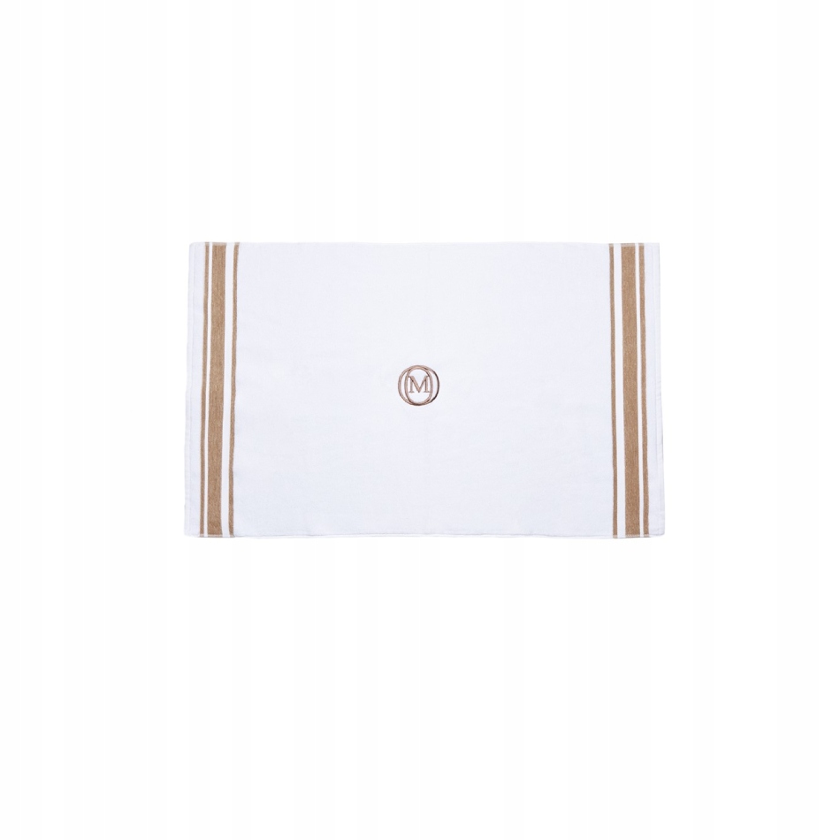 Koupelnový Koberec 60 x 100 cm béžový Monogram Linea Officine Monogram