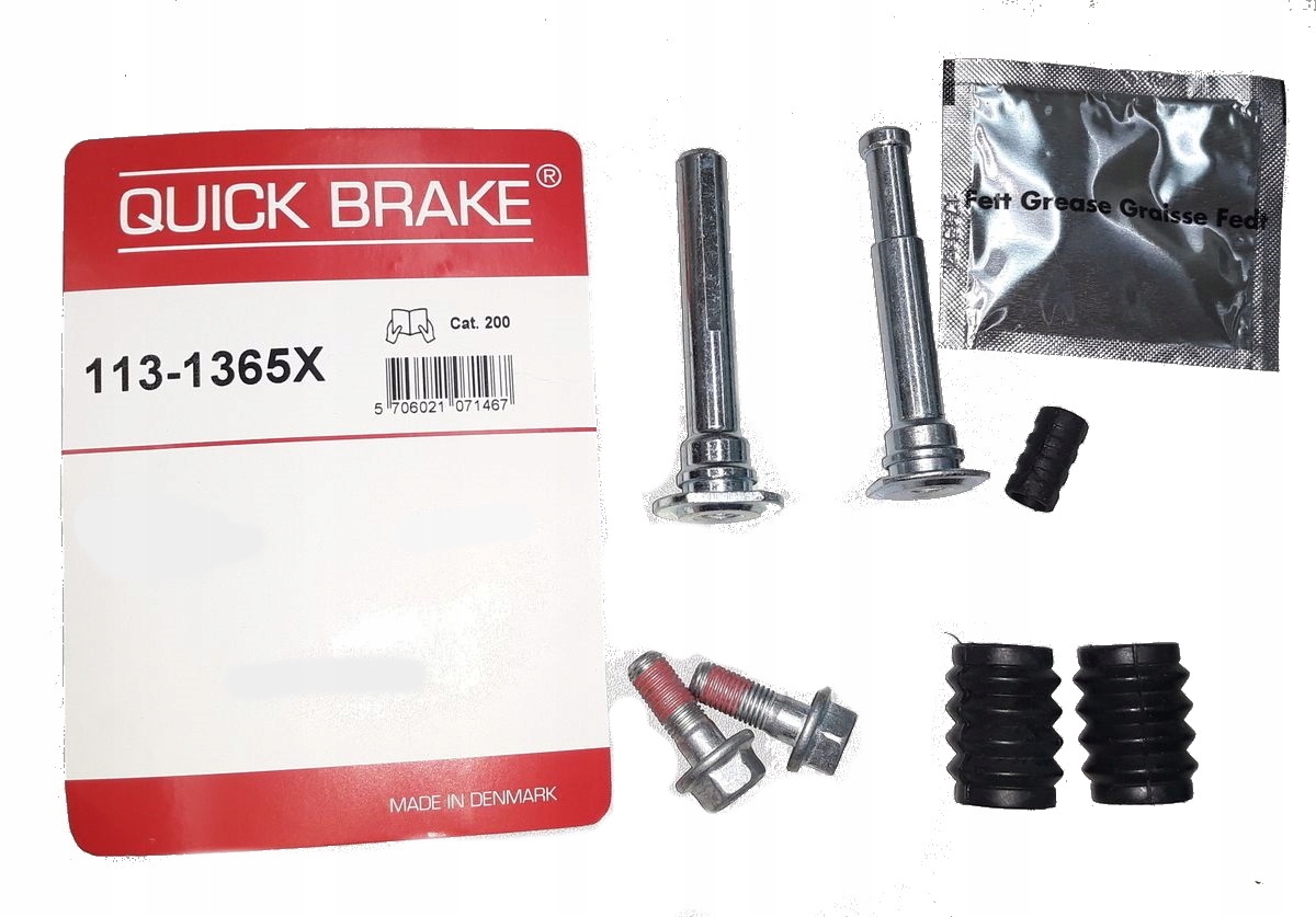 COROLLA E11 97- ZESTAW NAPRAWCZY PROWADNIC SWORZNI ZACISKU ŚRUBY PRZÓD