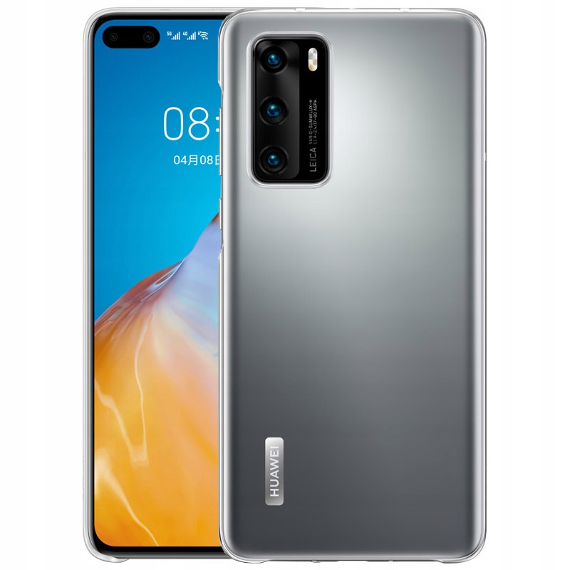 

Oryginalne etui do Huawei P40, Clear Case, futerał