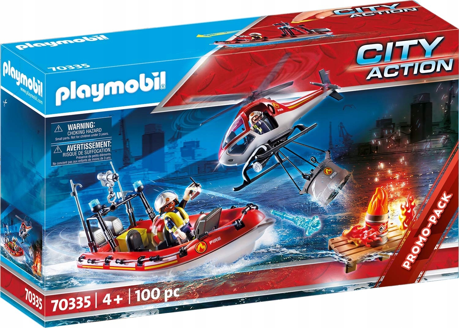 

Playmobil 70335 Straż pożarna łodż i helikopterm
