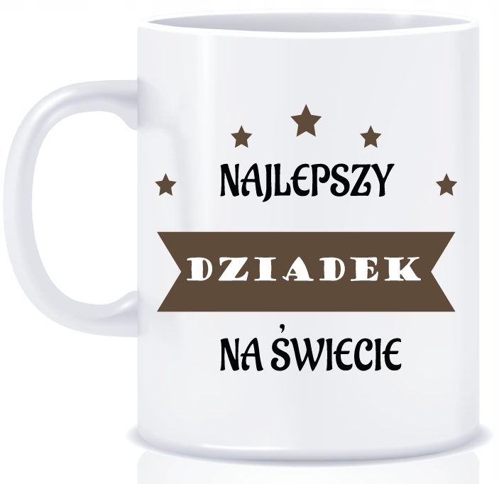 

Kubek Dziadka prezent Dzień Dziadka + kartonik