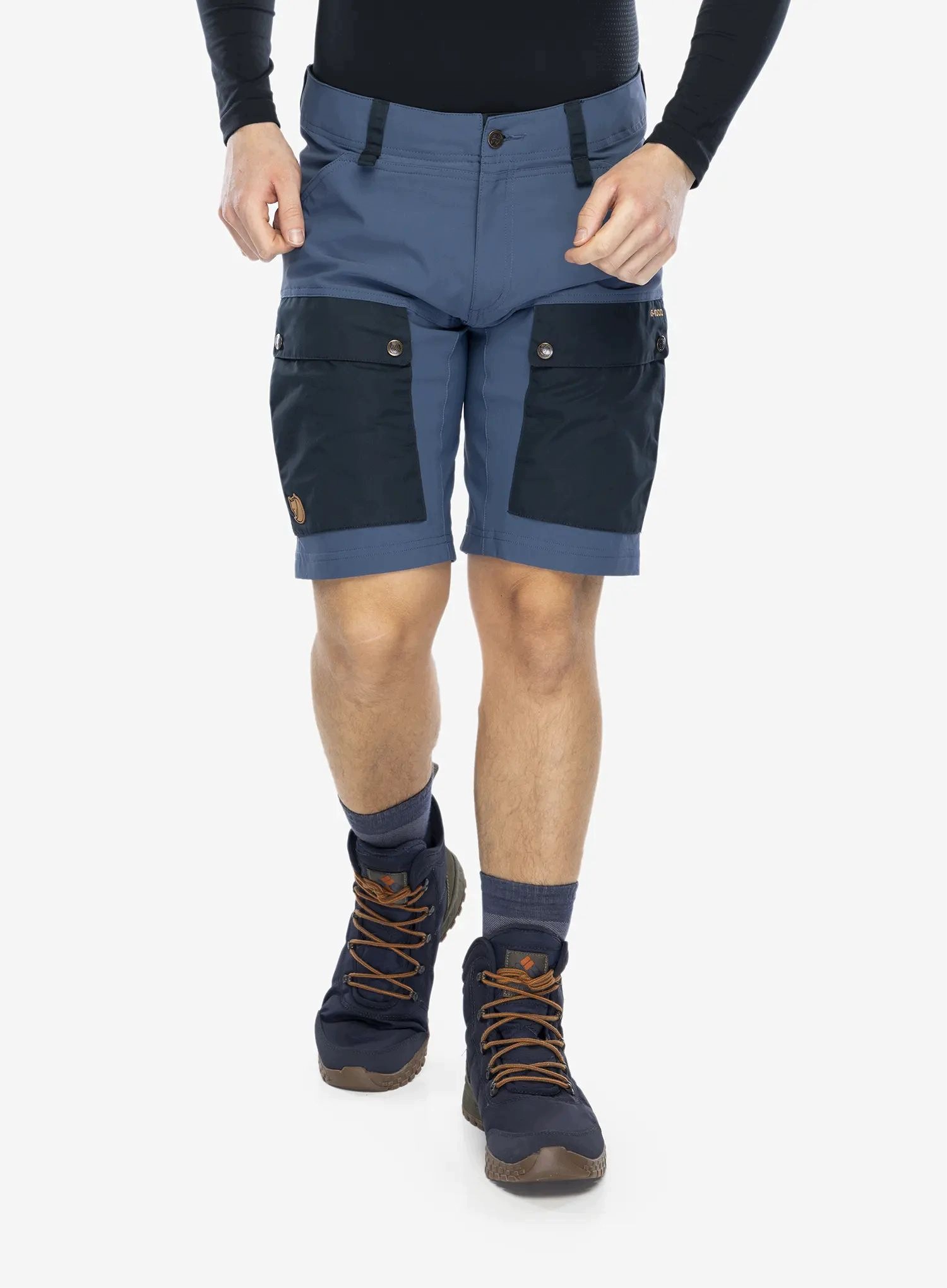 Kraťasy Fjallraven Keb Shorts dark navy/uncle blue 50 (L)