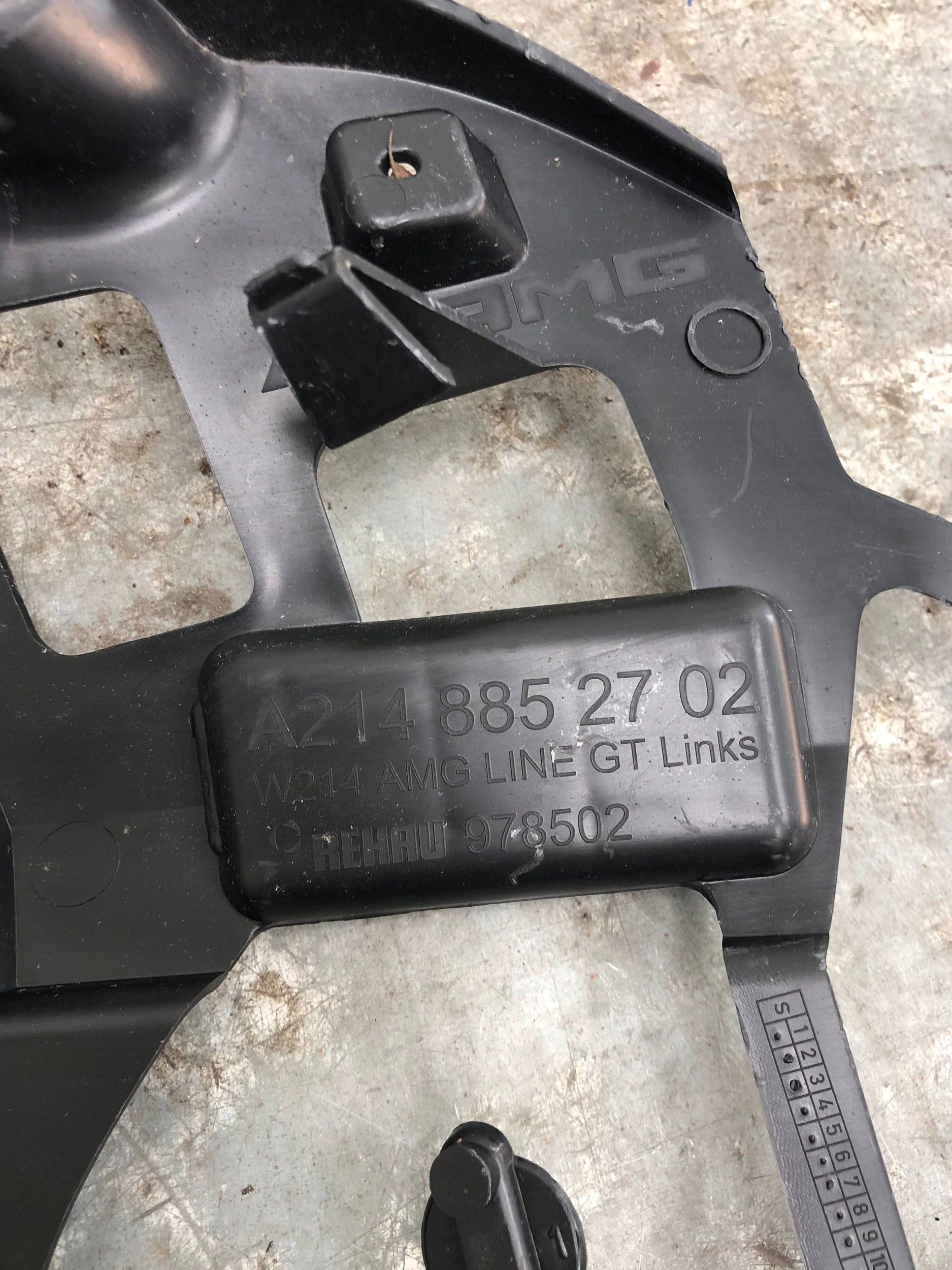 bumper bracket left front MERCEDES W214 AMG A2148852702