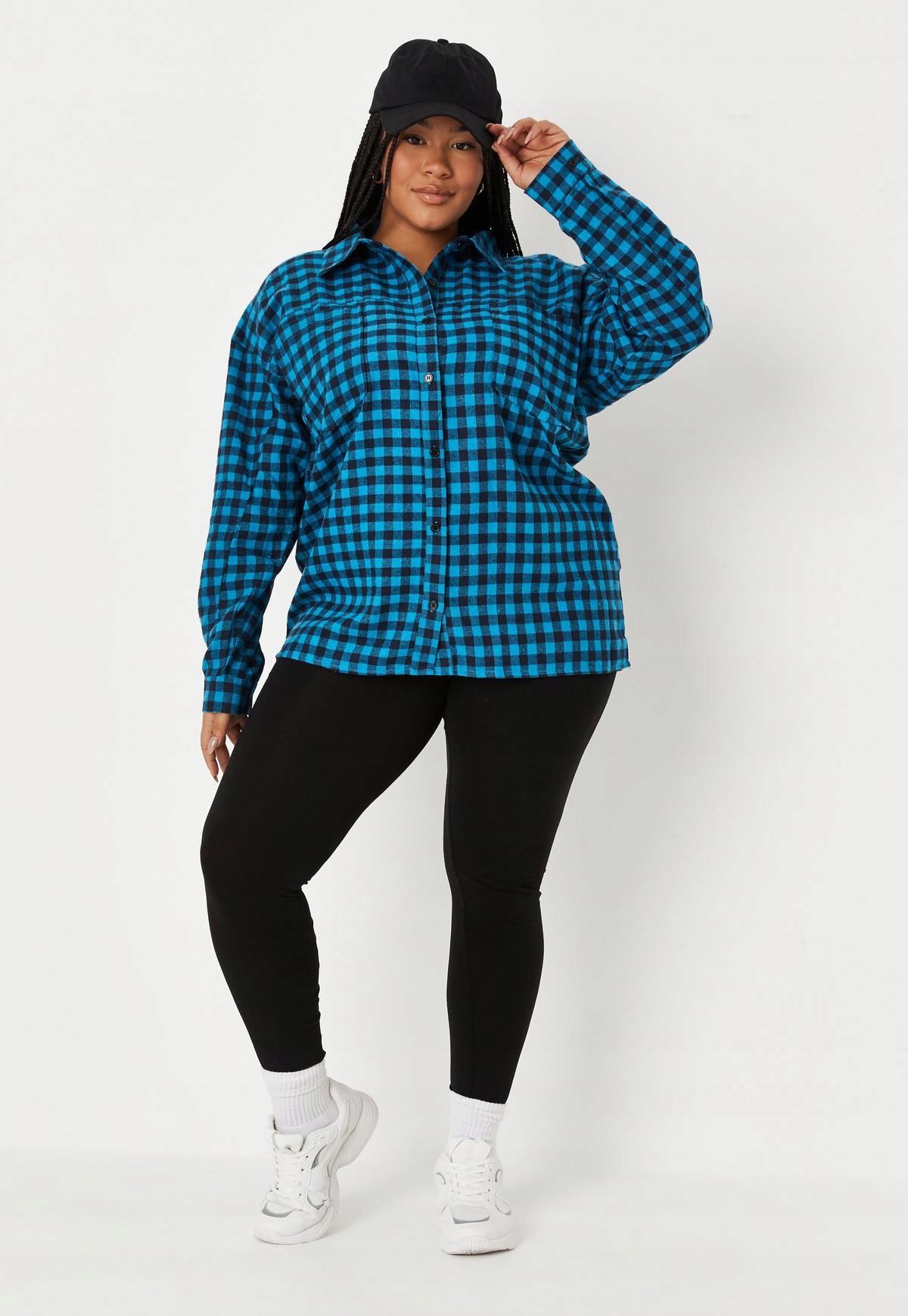 

Missguided_koszula W Kratkę Oversize VCL112699