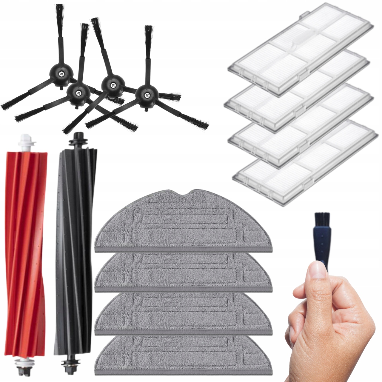Zestaw do RoboRock S8 Filtr Hepa Szczotki Mop Akcesoria x 13 szt.