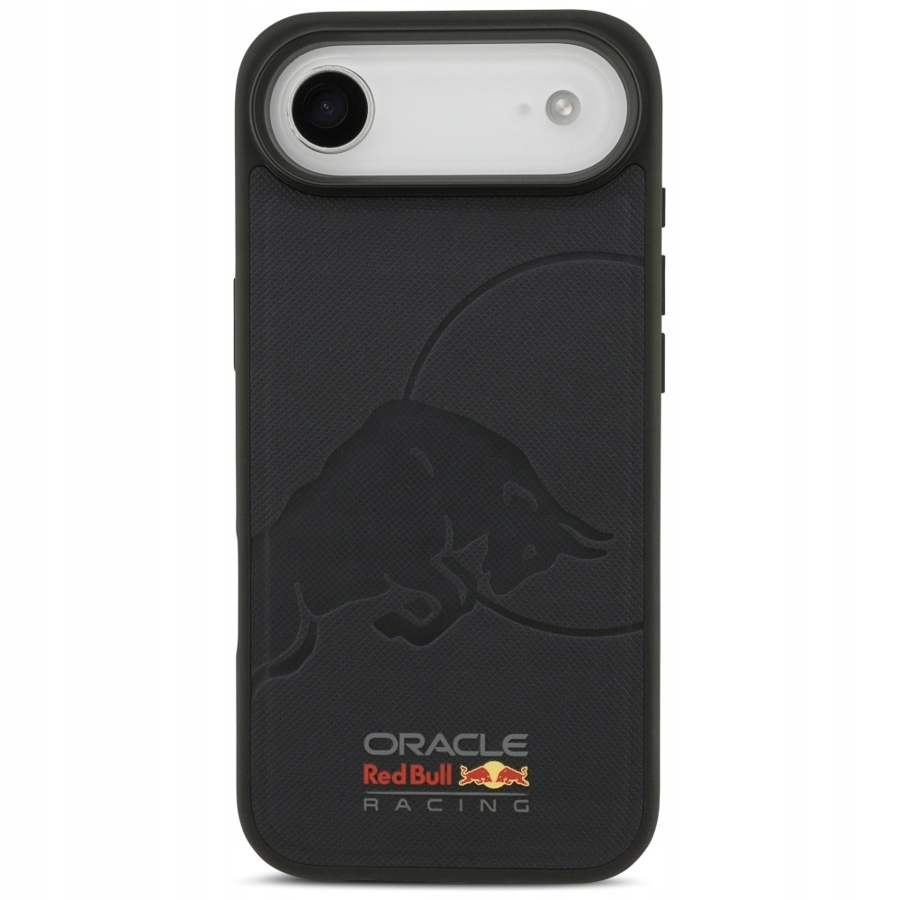 Etui do iPhone 17 Air, Red Bull Meshed Debossed do MagSafe skórzany case