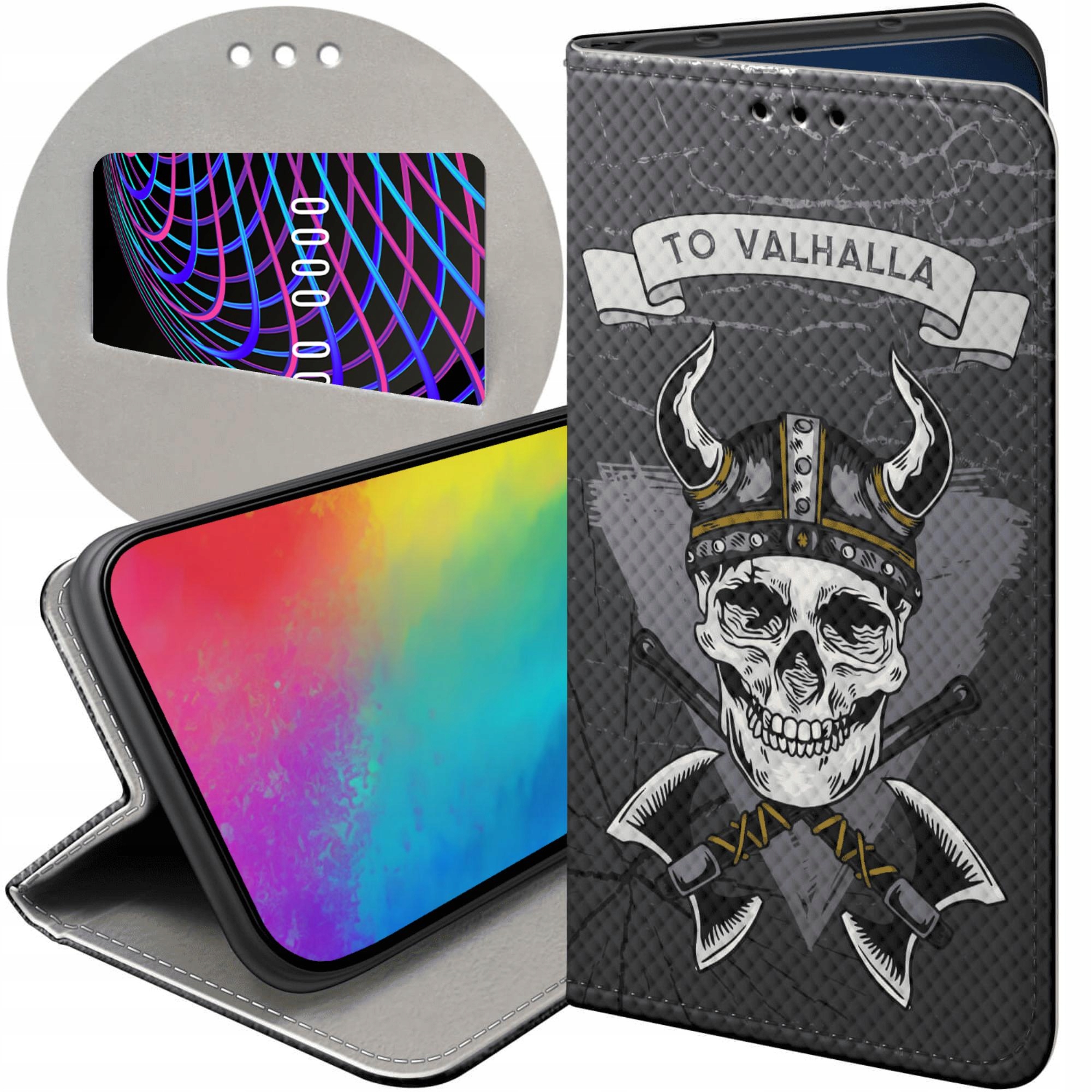 Etui Z Klapką Do Honor MAGIC7 Pro Wikingowie Viking Runy Odyn Futerał