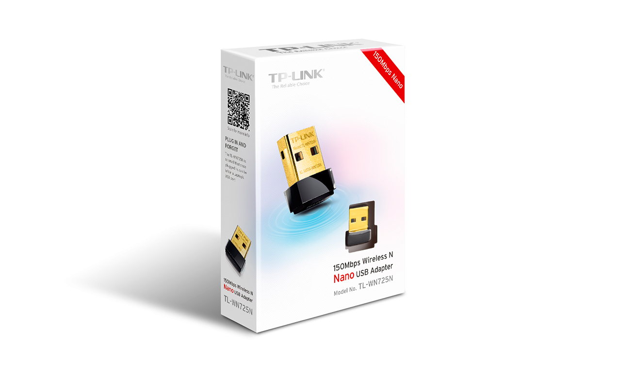 Tp-link WN725N karta sieciowa WiFi N150 Nano Usb 2