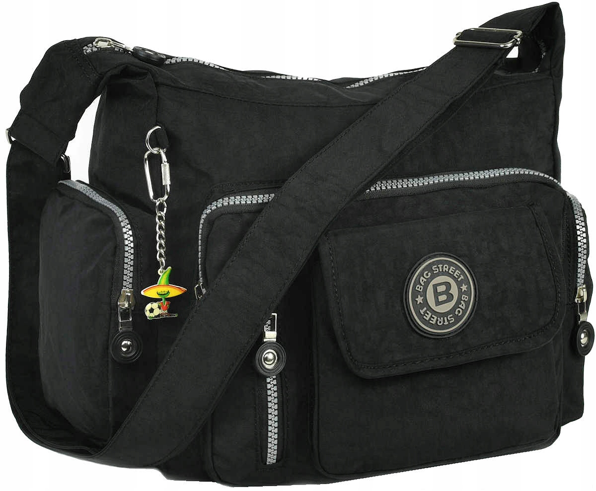 TOREBKA DAMSKA SPORTOWA Listonoszka torba na ramię Wielkość mała (nie mieszcząca A4)