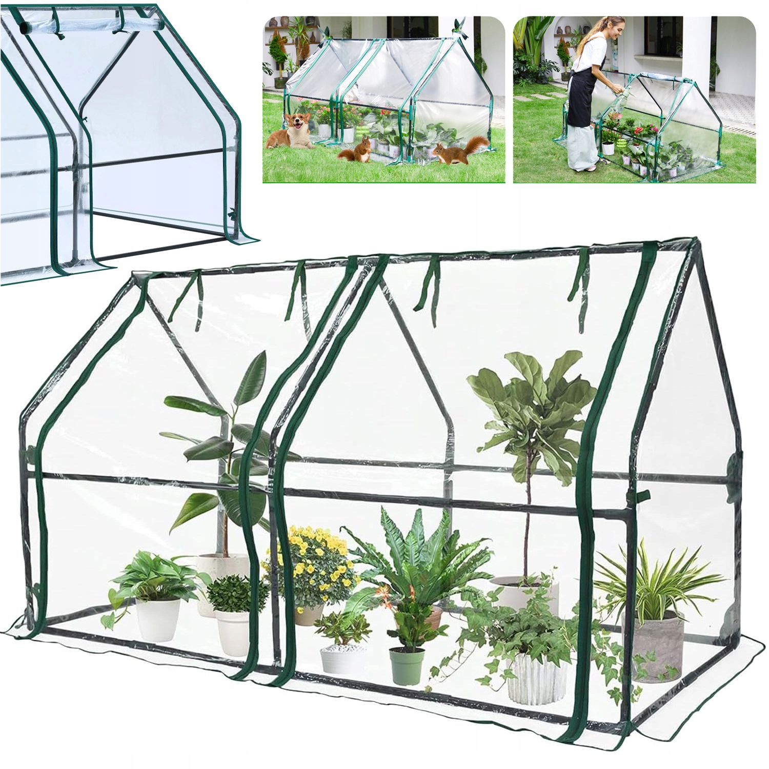 Balkonový Zahradní Skleník Mini Odolný Vůči Uv Záření, Voděodolný