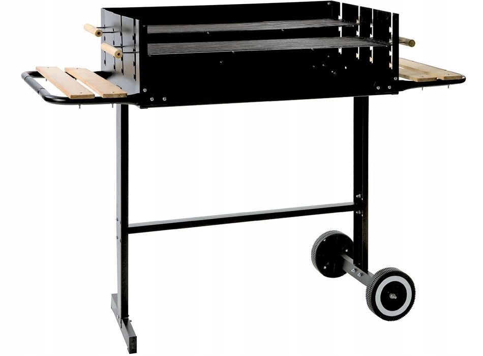 

Grill Na Kołach =mega Ruszt Aż 76x46cm! wys. 73 cm