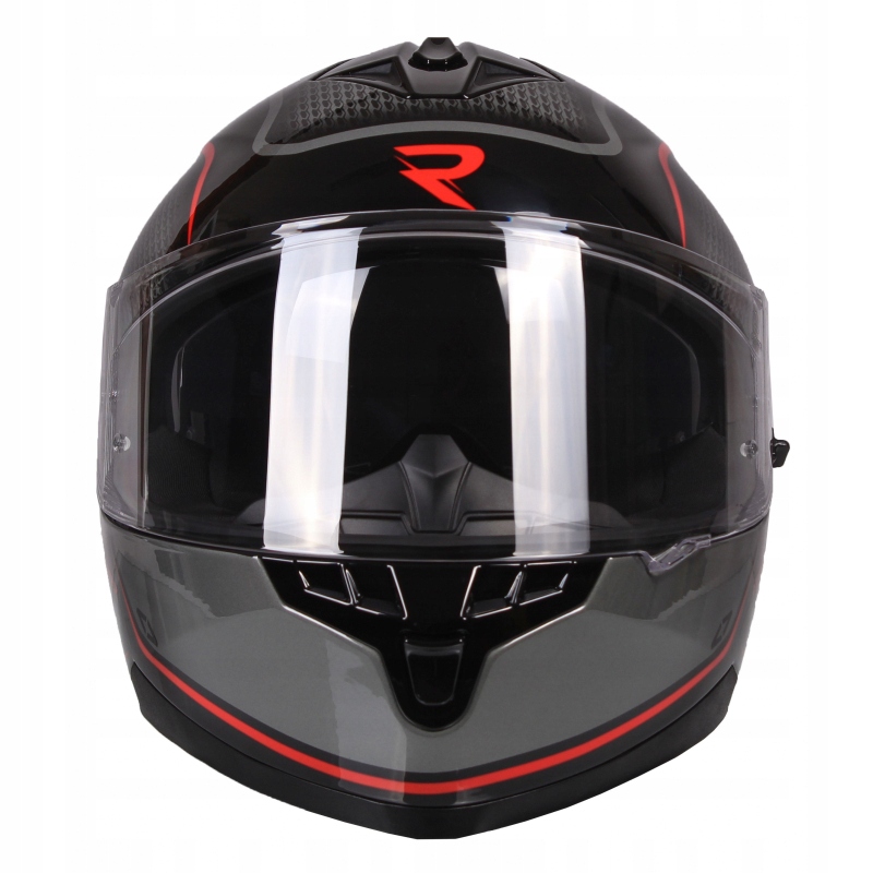 Street Racer Magna integralny kask motocyklowy czarno-czerwony Rozmiar: S Rozmiar S
