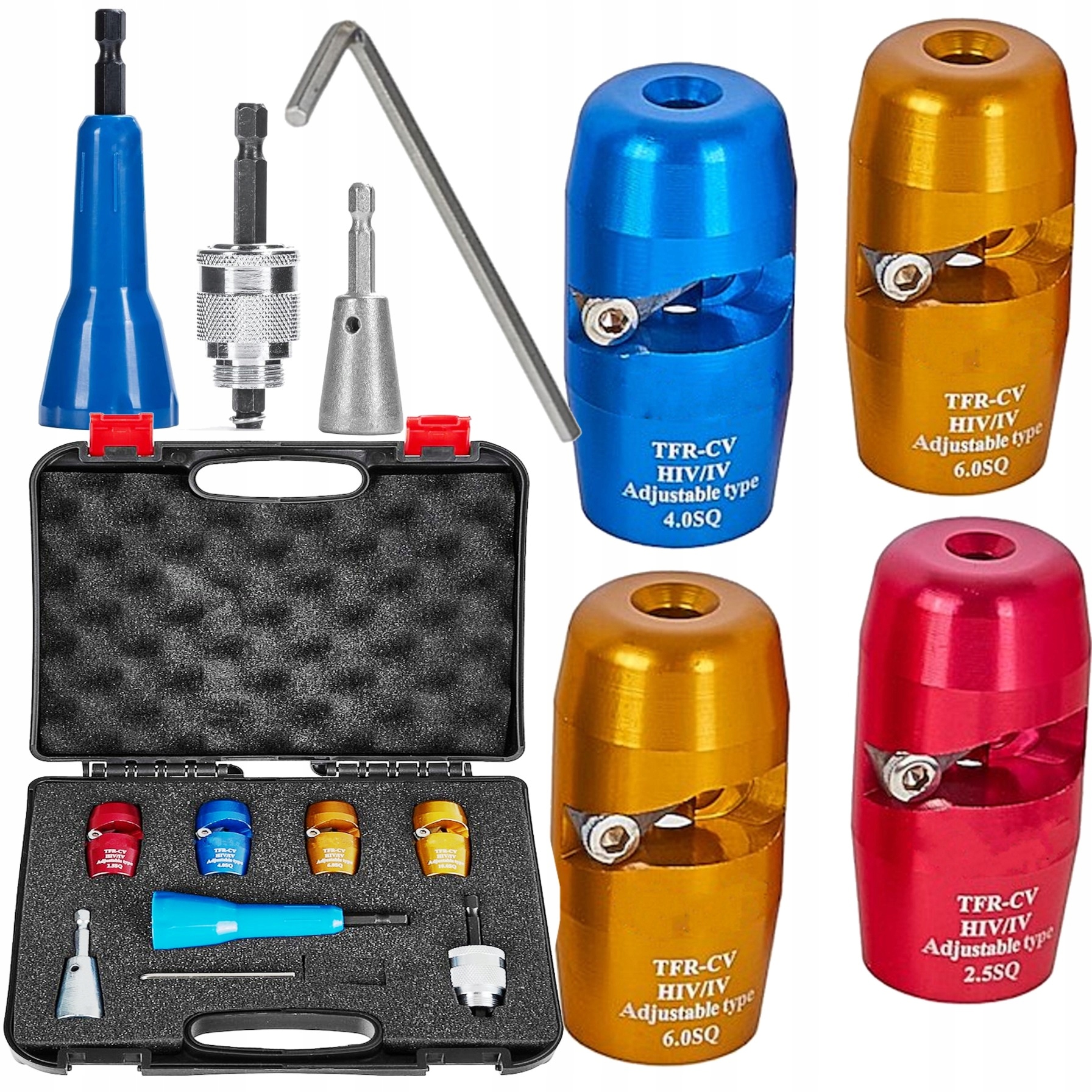 Sada Pro Odizolování A Kroucení Kabelů Na Šroubovák